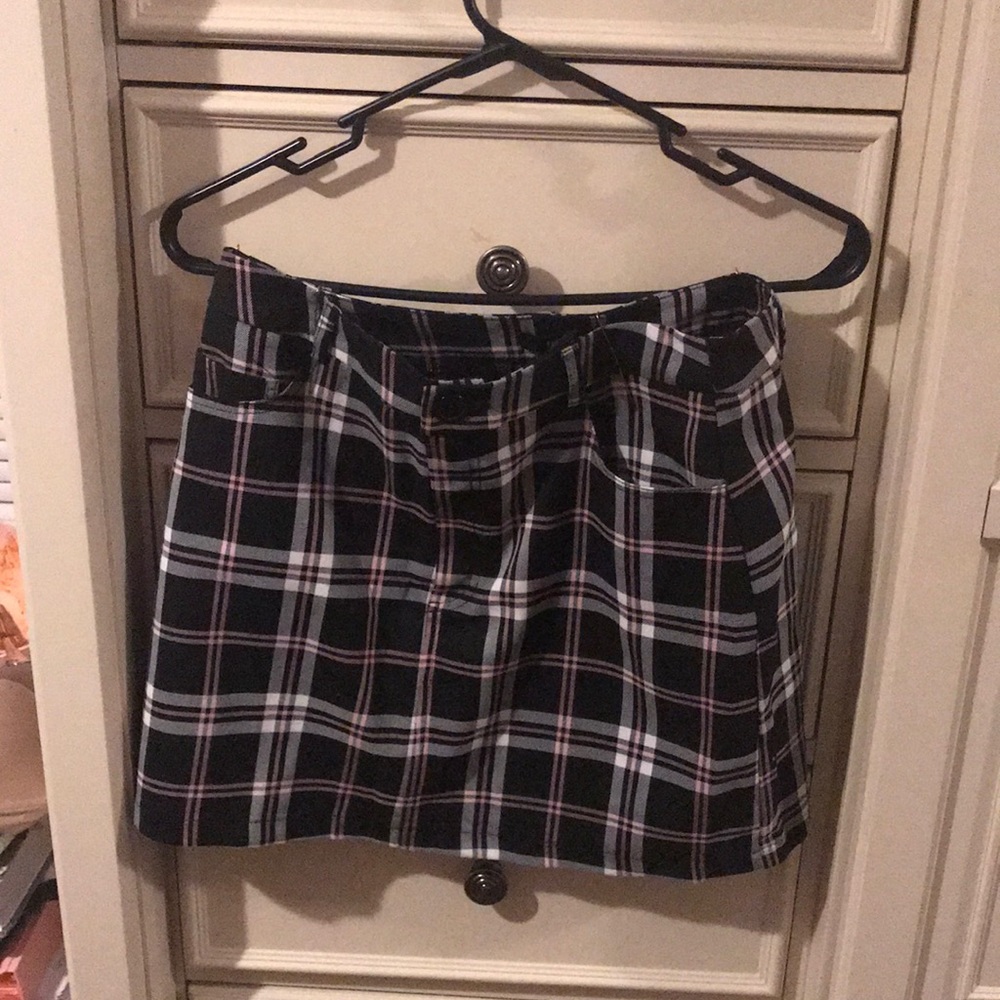 forever 21 plaid mini skirt
